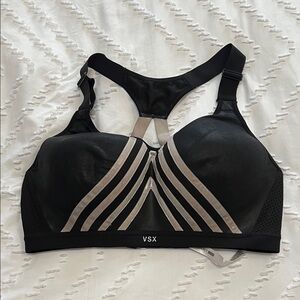 VSX Black and Silver Sports Bra